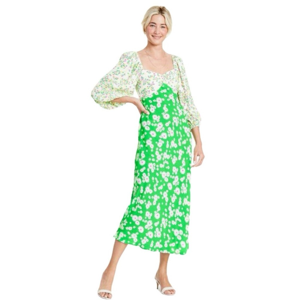 Rixo Floral Dress with Vibrant Accents